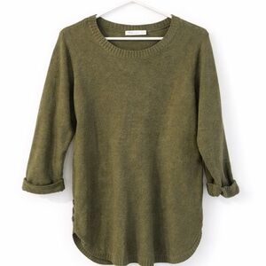 Reitmans Olive Crew Neck Sweater